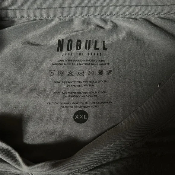 NOBULL Men's Gray T-Shirt - Picture 2 of 3